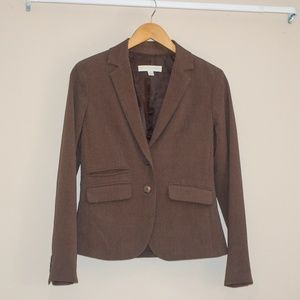 Brown 2-Button Blazer